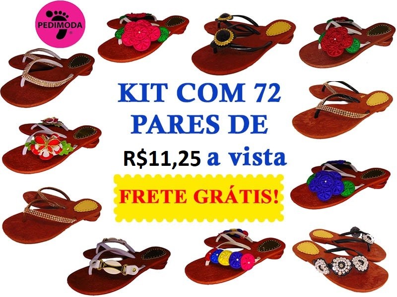 pedimoda sapatilhas